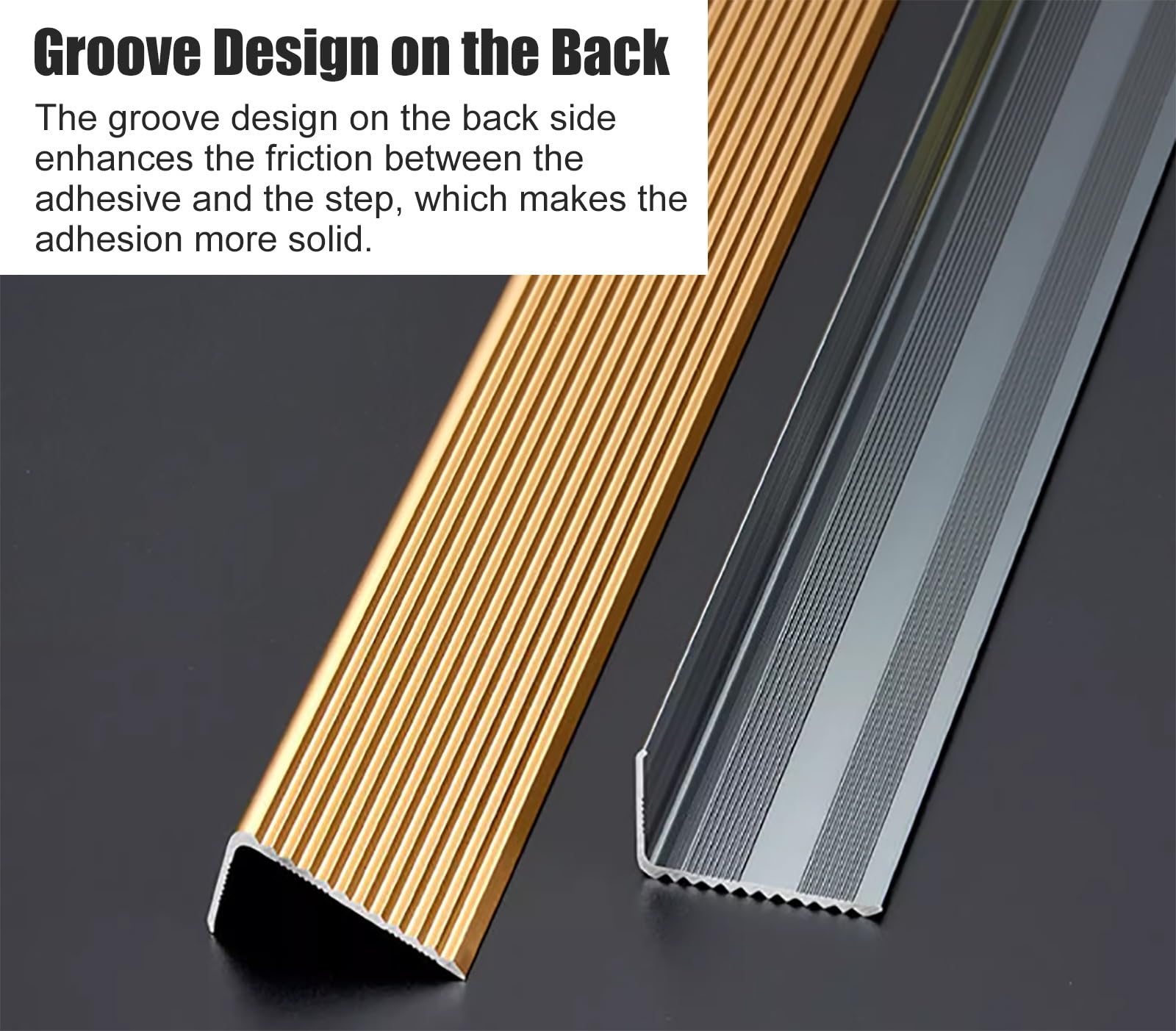 HCZION Aluminum Stair Anti-Slip Strips, Stair Nosing India | Ubuy