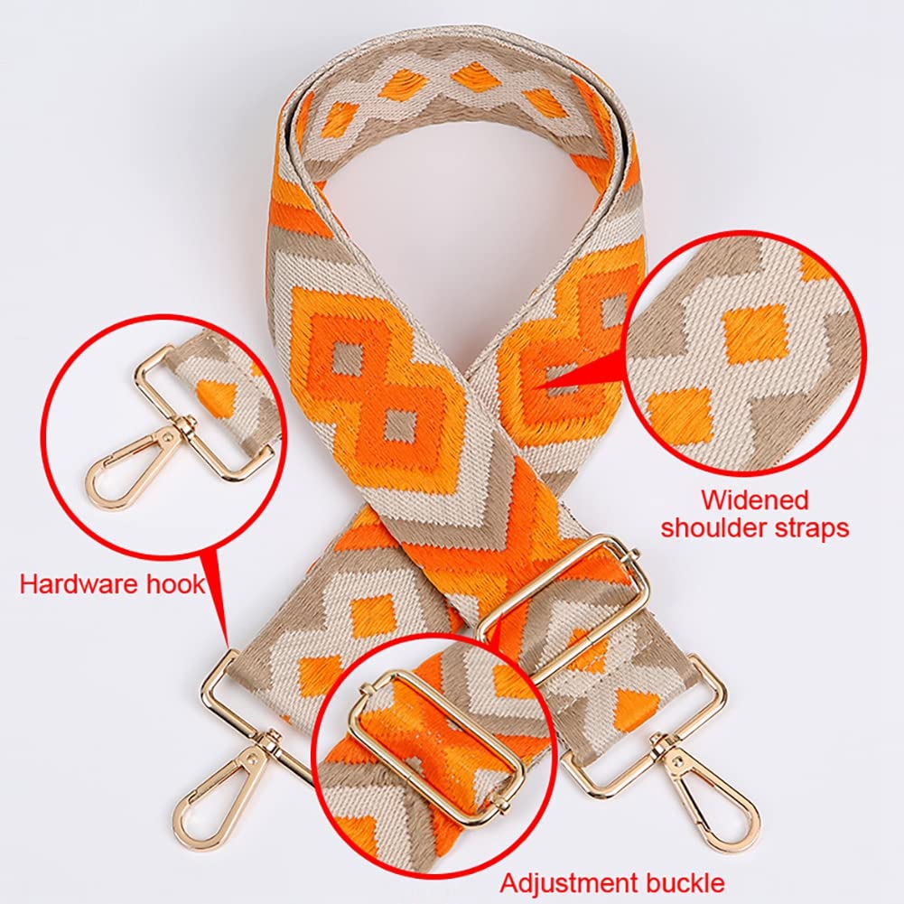 UMILY Sangle De Rechange Pour Sac à Main à Bandoulière, 3,8 Cm De Large 80 A 140 Cm De Long N2 Metal Dore Taille M