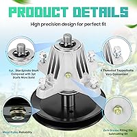 Vista 4 de 618-06976 - Conjunto de husillo de cubierta de 42 pulgadas para Cub Cadet MTD 618-06976A 918-06976 918-06976A, para LT42 LT42C LX42 XT1-LT42