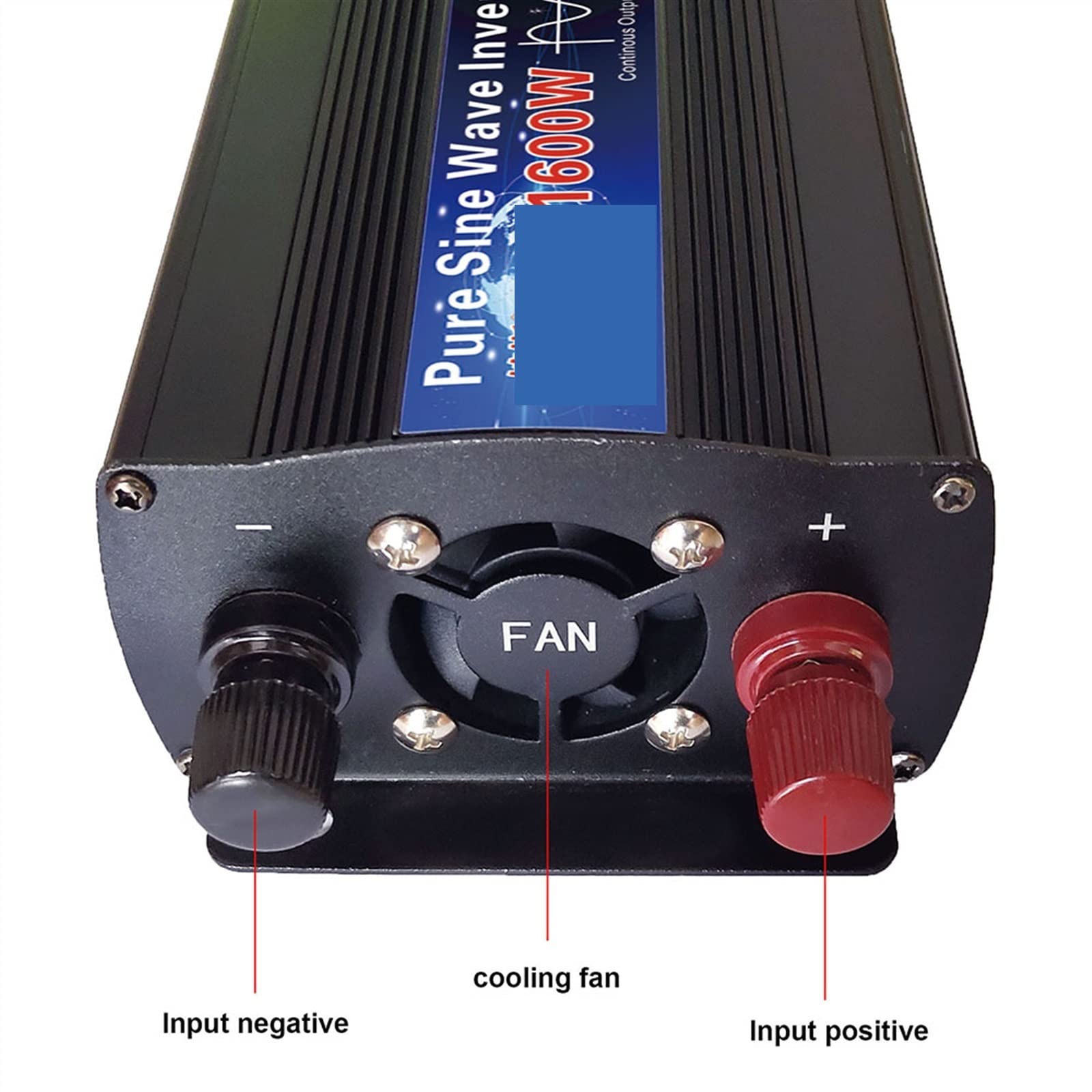 Czysta fala sinusoidalna przetwornica DC 12V 24V do AC 500W 1000W 2000W konwerter zasilania wzmacniacz do samochodu gospodarstwa domowego DIY(1600W,12V)