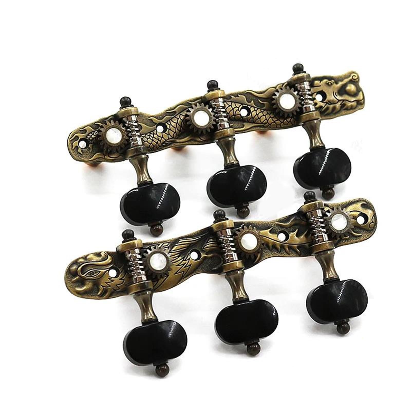 Tunery Metalowe Do Gitary Klasycznej (3 Lewe 3 Prawe O Średnicy 10 Mm) Tuner Gitary