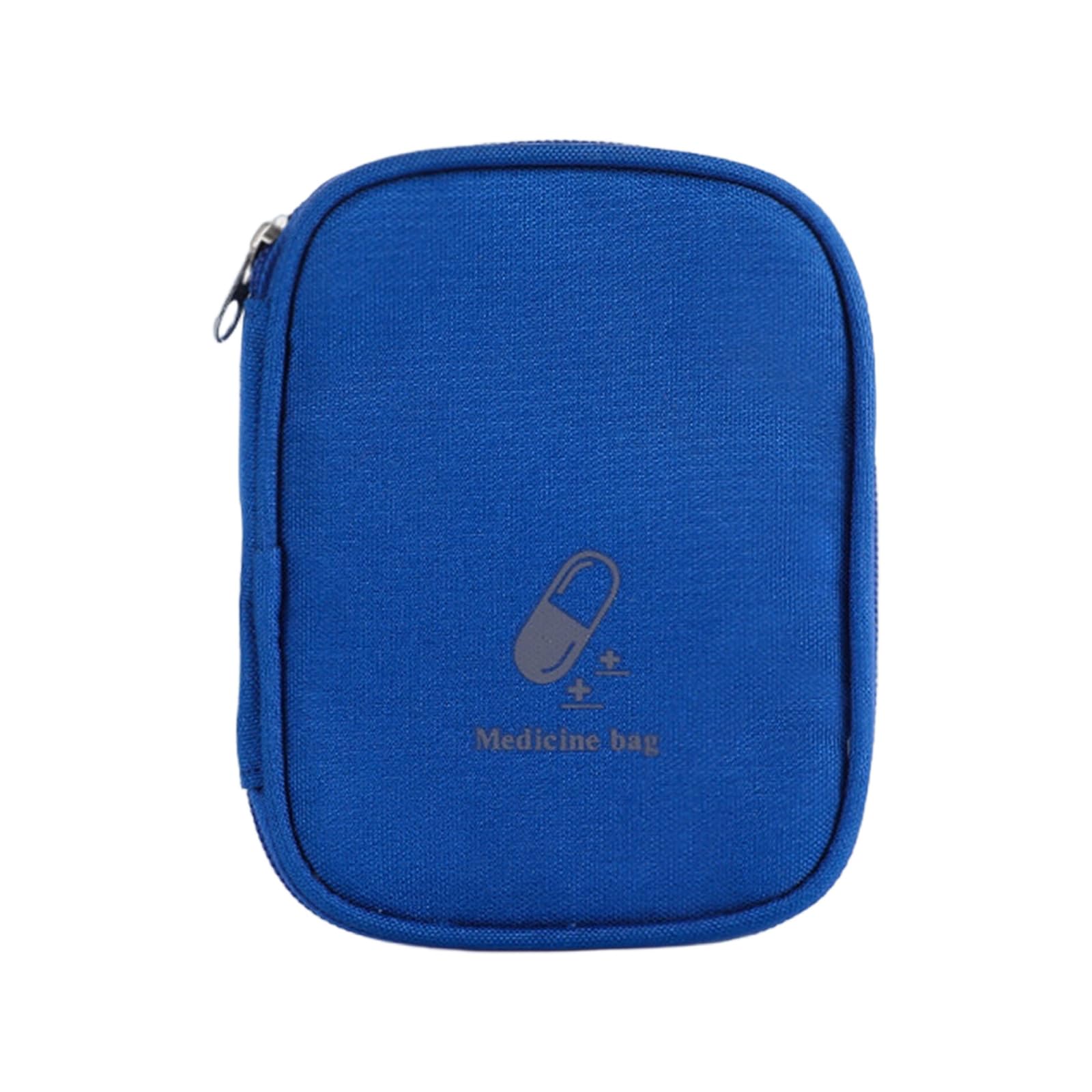 Jazuaiao Empty Firsts Aid Pouches Medicals Supplies Bag Emergencies Medicine Storage Bag Empty Firsts Aid Pouches for Women Men Handy Pills Pocket
