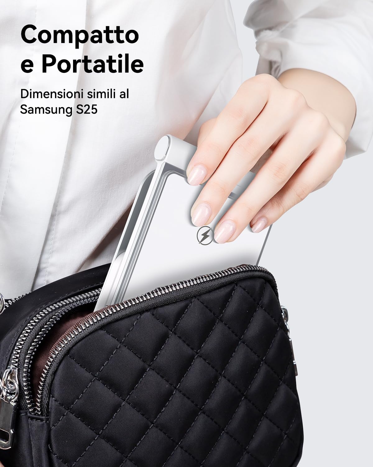 Caricatore Wireless 3 in 1 Ricarica per Samsung Galaxy S26/S25/S24/S23/S22/S21/S20 Series, Z Flip/Z Fold 7/6/5/4/3, Pieghevole per Galaxy Watch 8/Classic/Ultra/7/6/5/Pro/4, per Galaxy Buds 20W