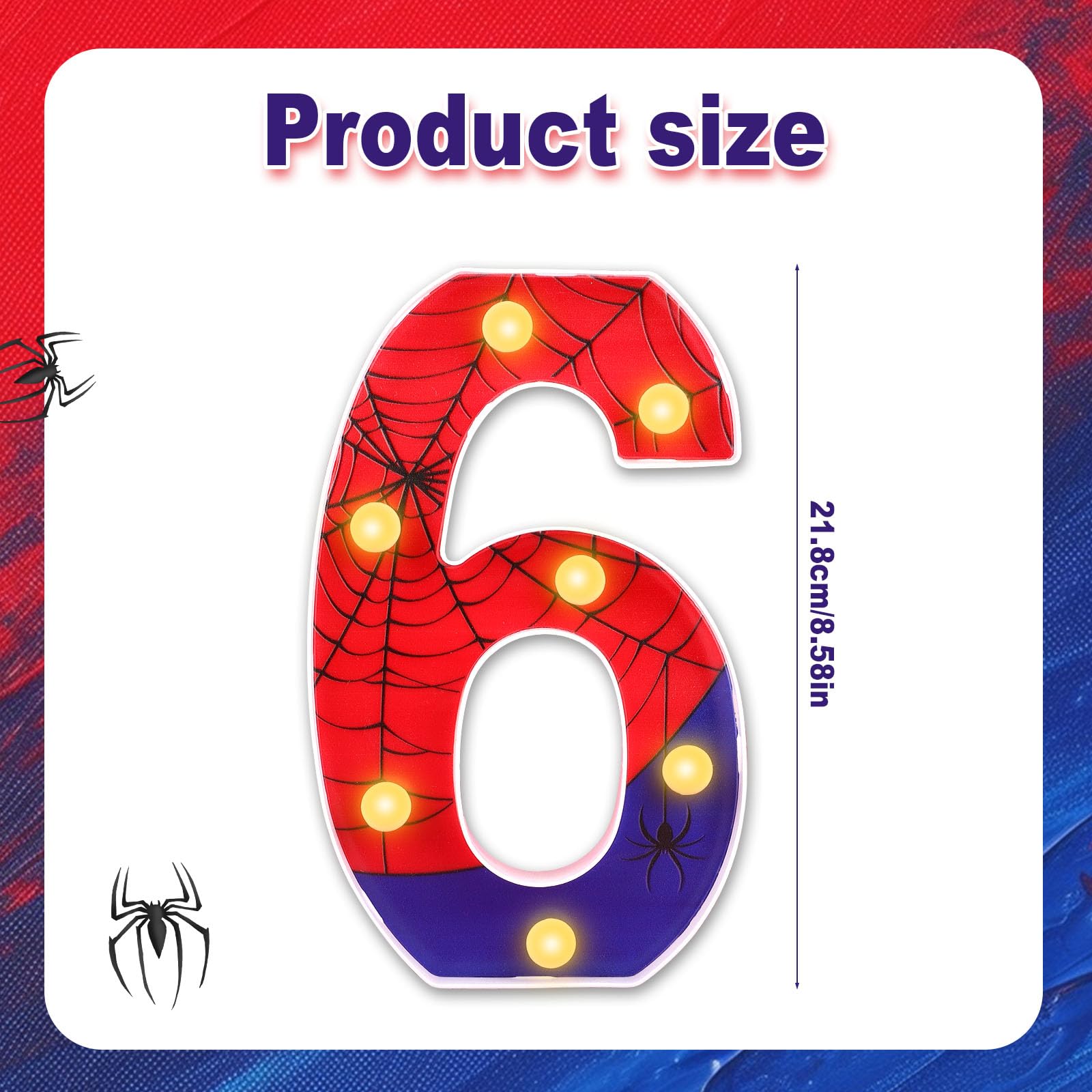 Number 1 DS&DV 2.5FT Full Colors LED Number 9 Neon Sign, Dimmable Neon ...