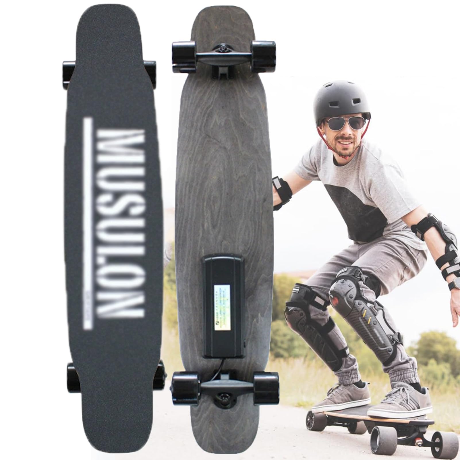 Amazon.co.jp: 電動フリーライドスケートボードロングボード