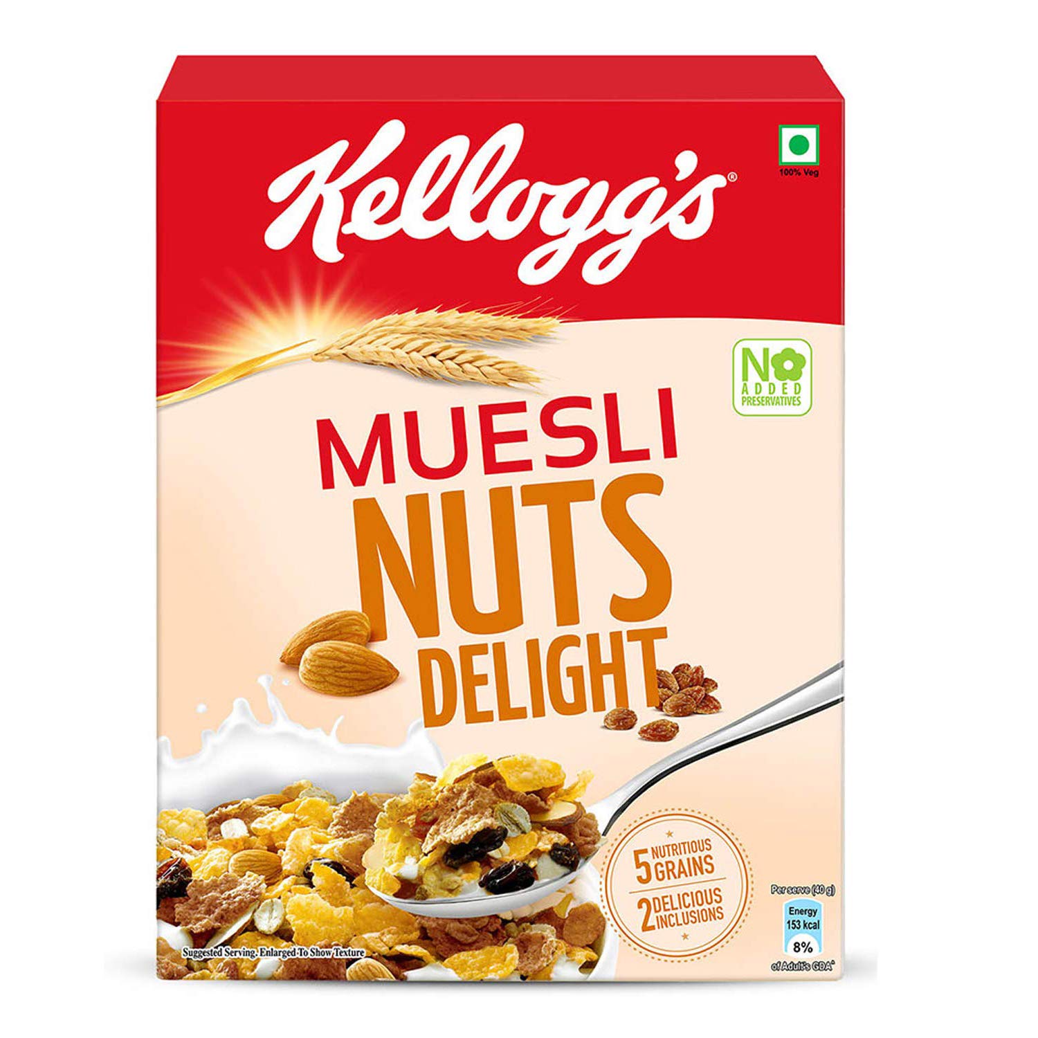 Kellogg's Muesli Nuts Delight, 500g Amazon.in Grocery & Gourmet Foods