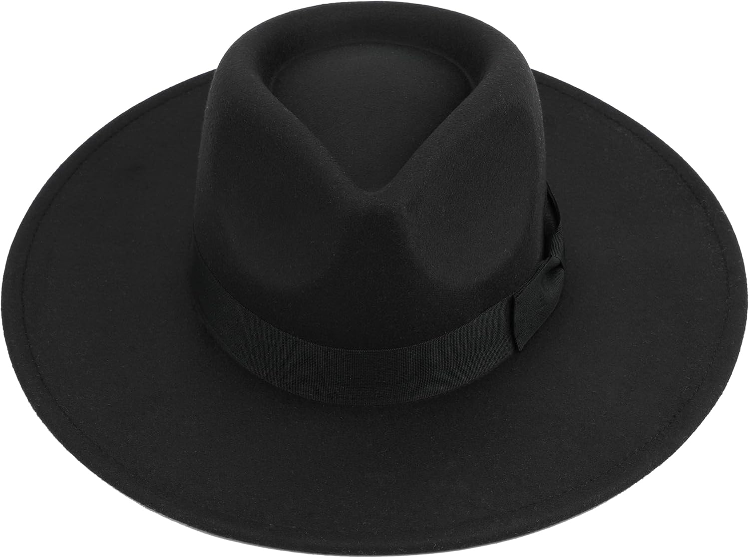 Big Wide Brim Women Fedora Hat - Image 5
