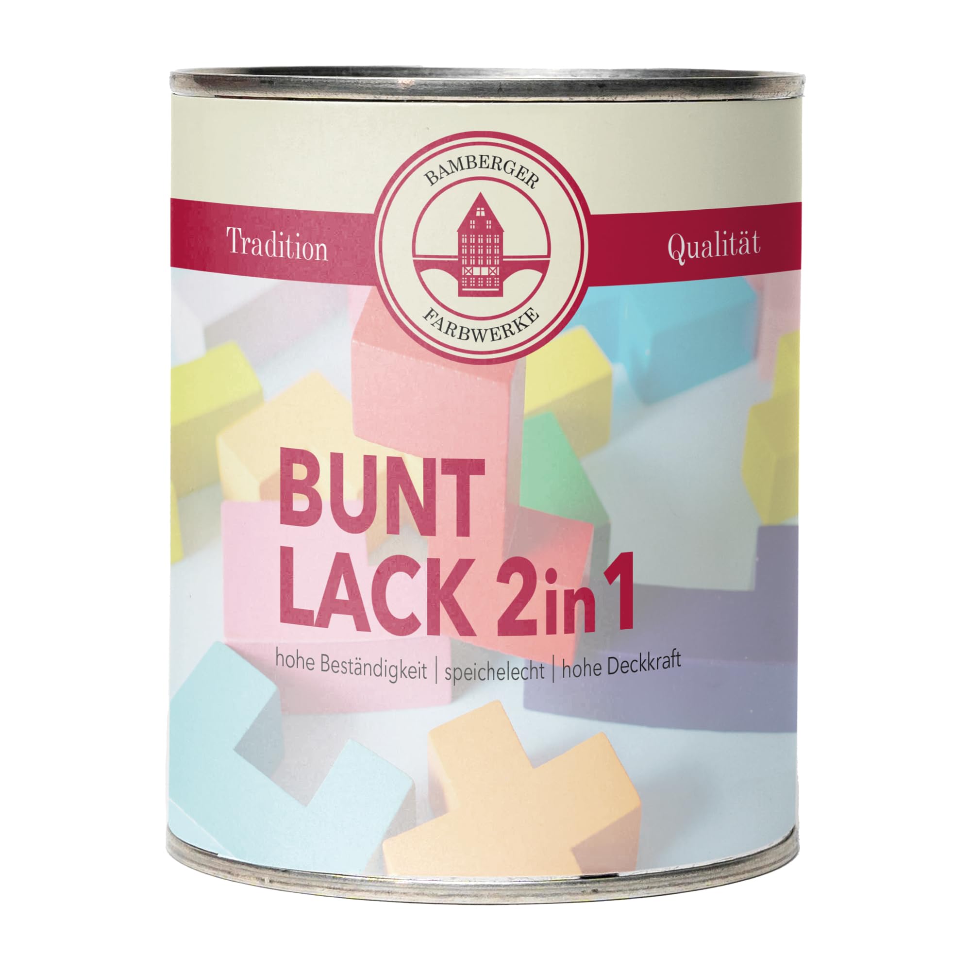 Buntlack 2in1 für Holz matt 2,5 L (Anthrazit Grau)