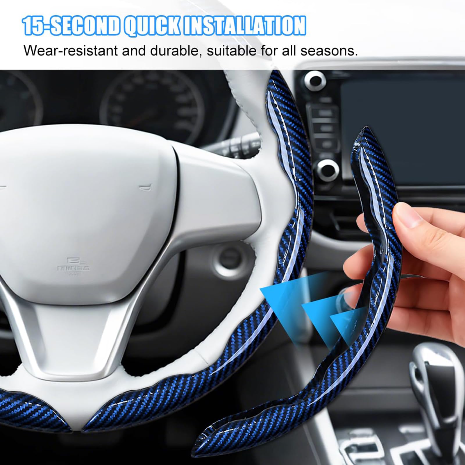 Funda Volante para NSX Type S 2016-2022 (NC1) (Plata 3PCS 3PCS/Azul)