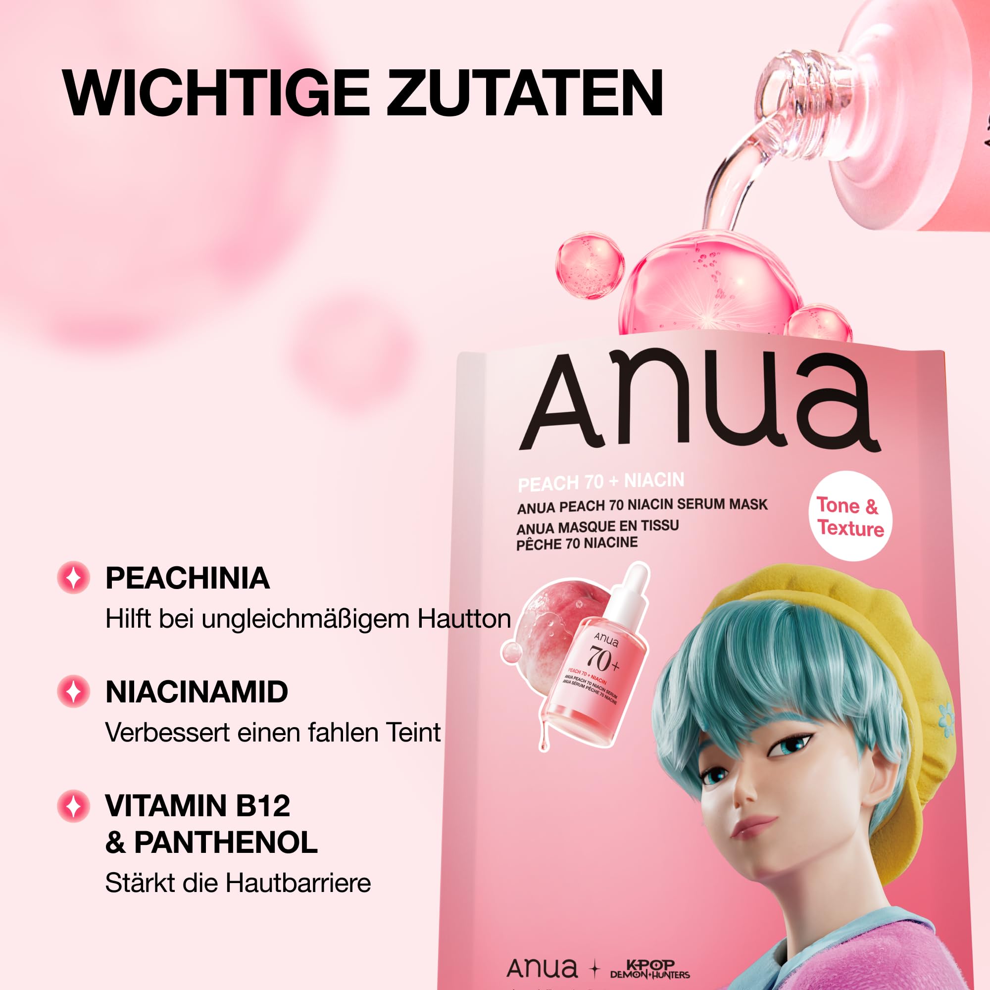 ANUA Pfirsichmaske (10 Stück)