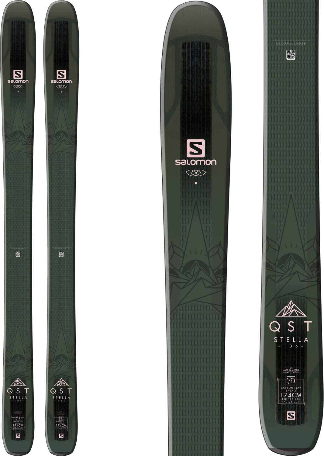Amazon | Salomon QST Stella 106 スキー レディース サイズ 159cm