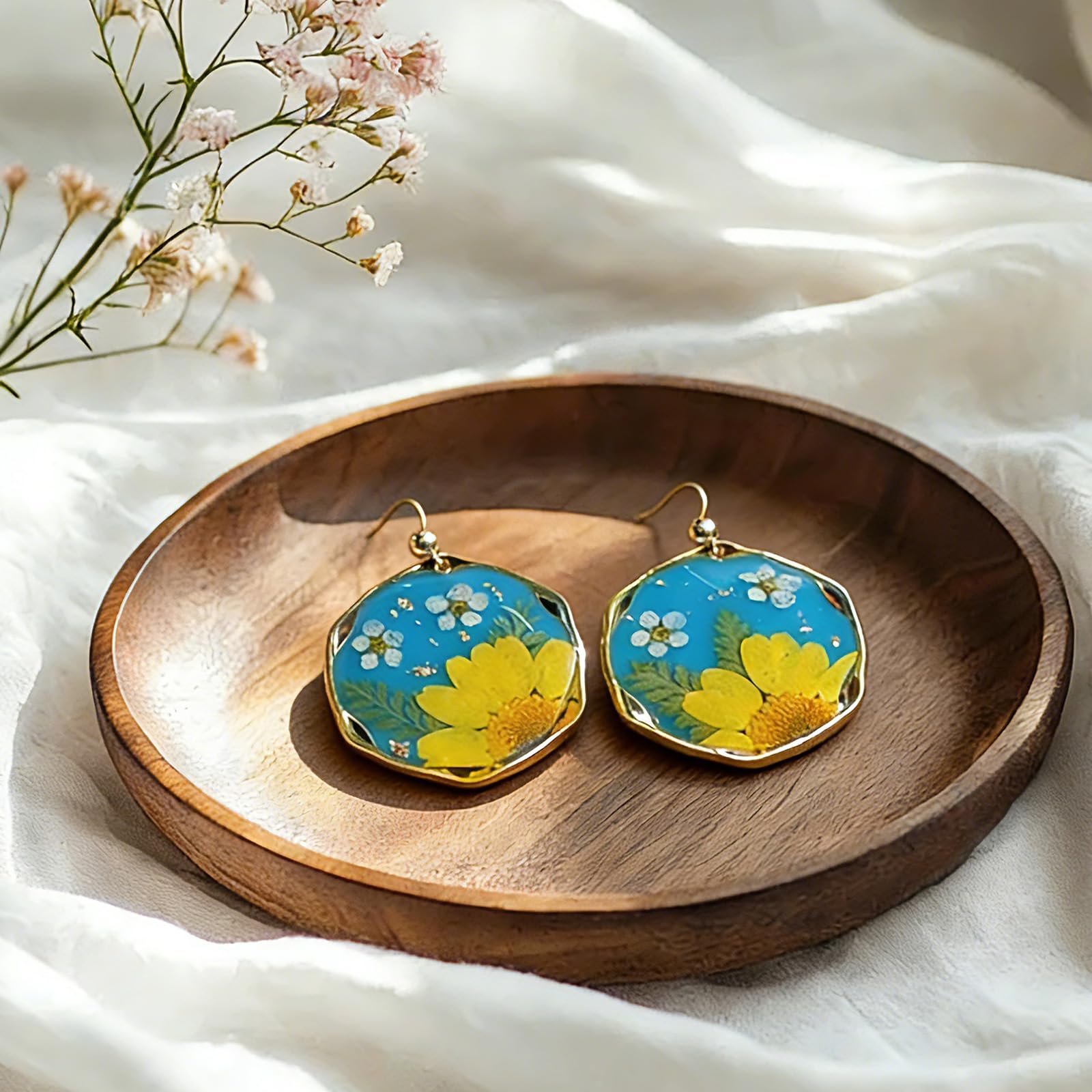 LET'S RESIN Kit di resina UV trasparente e inodore con lampada, 200 g, tappetino in silicone, resina epossidica ultravioletta dura, kit iniziale per gioielli, decorazioni artigianali