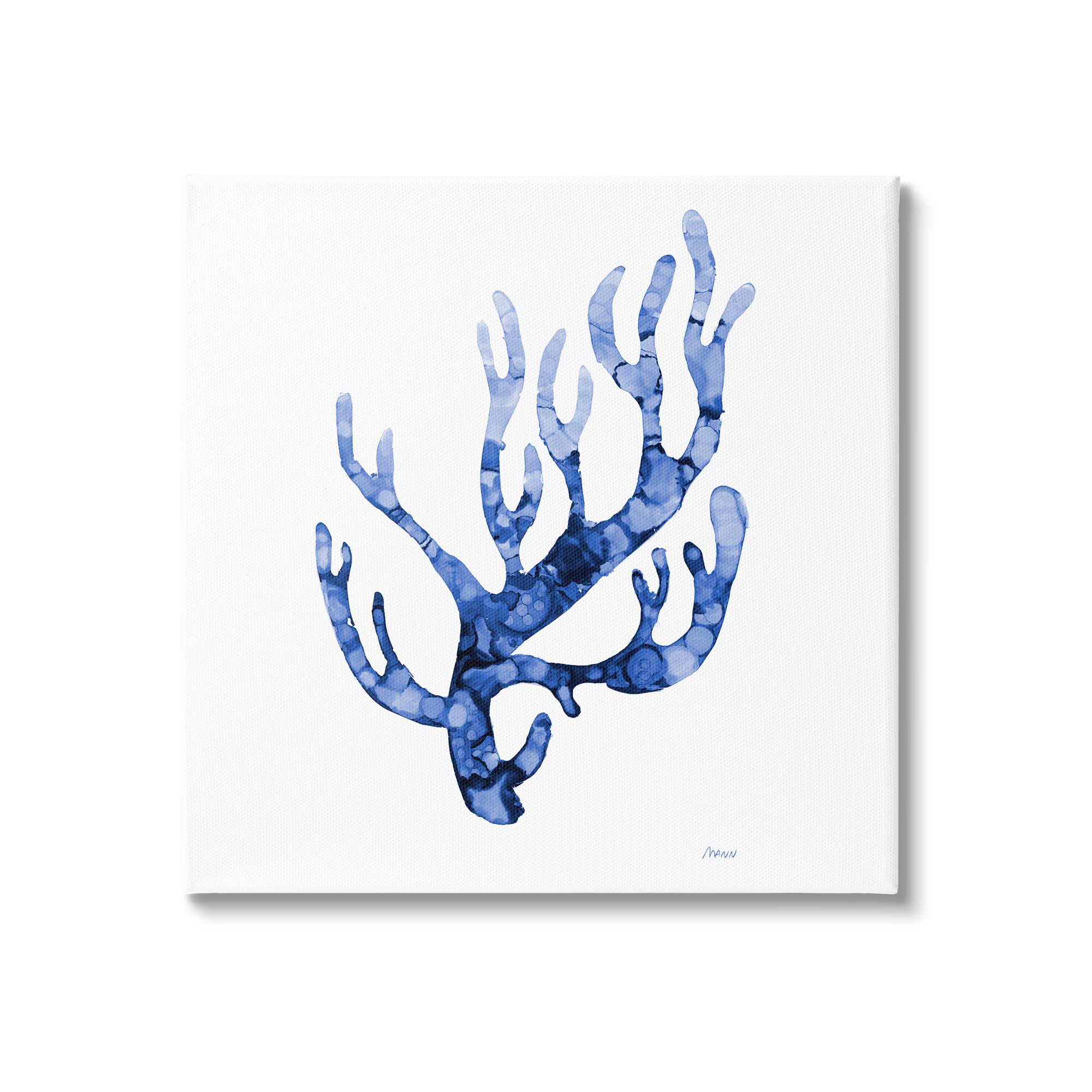 Stupell Industries Coral Sprig Marine Life Plant Watercolor Detail, Design by Patti Mann