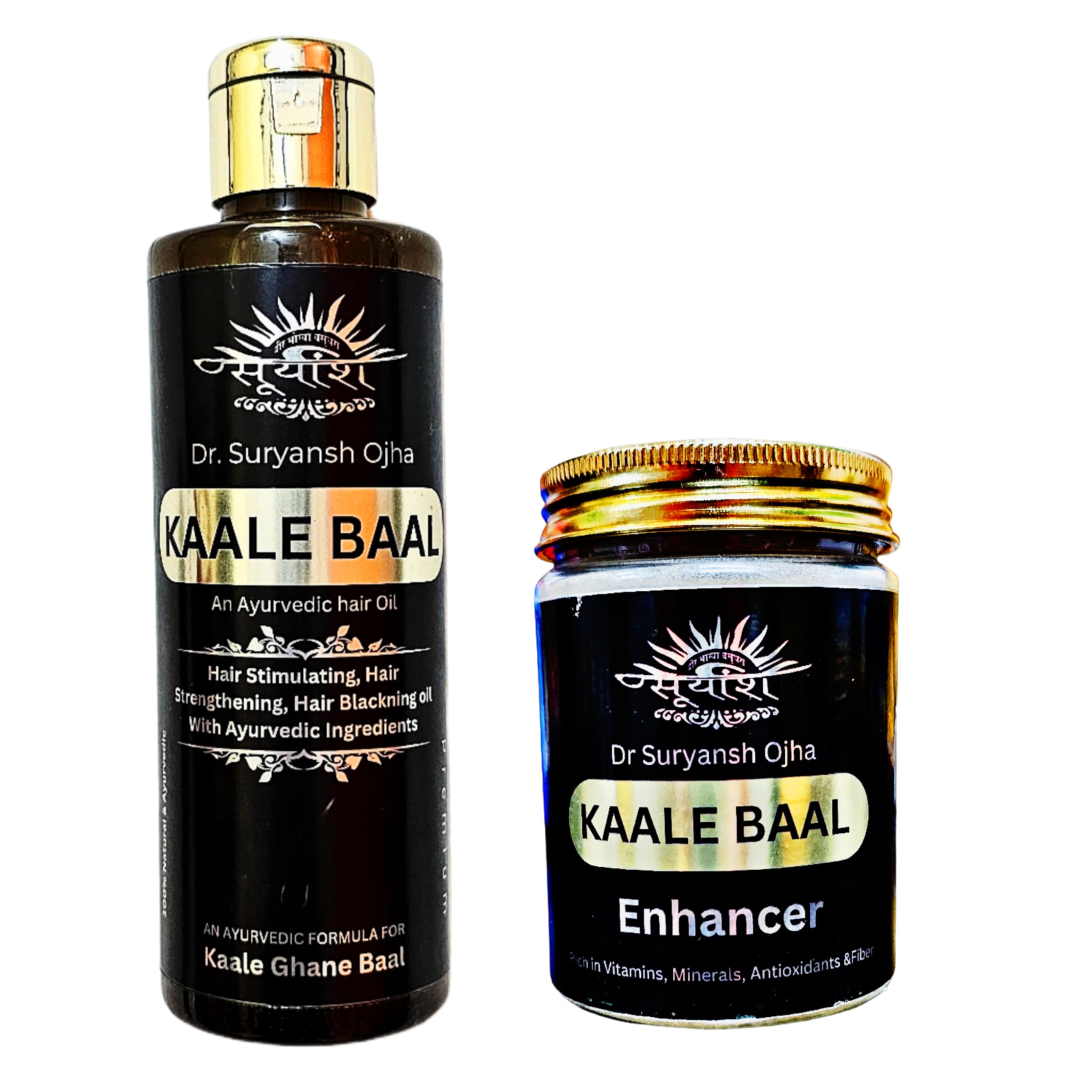 Dr Suryansh Ojha, Kaale Baal, Oil and Enhancer Combo Pack ||100% Natural & Ayurvedic ||-picture-16