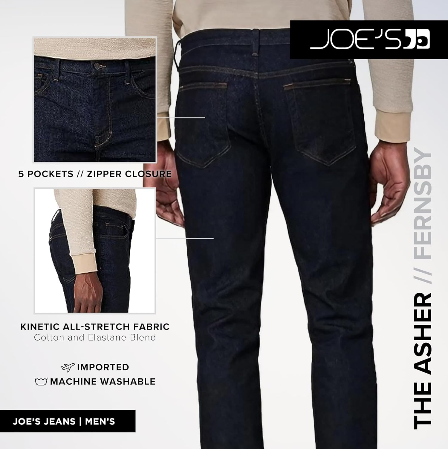 Joe's Jeans Mens Asher Slim Leg Jean - Image 4