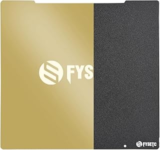 Pei Spring Steel Sheet, Build Plate, Heat Resistance, 253.8x241mm, Flexible Removable Heat Bed for i3 MK3 MK2 Printing Hotbed Parts Parts - Black with Magnetic