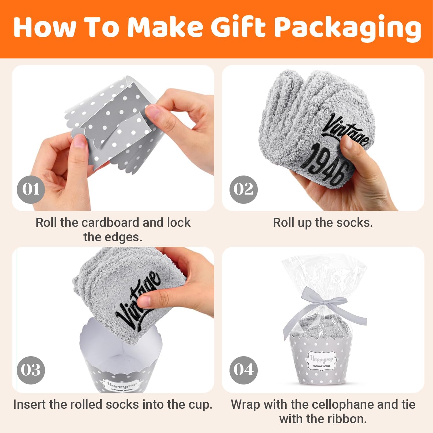 HAPPYPOP Birthday Gift Ideas for Men - Socks for Elderly Men, 1950 Gifts for 74 75 Year Olds - Image 4