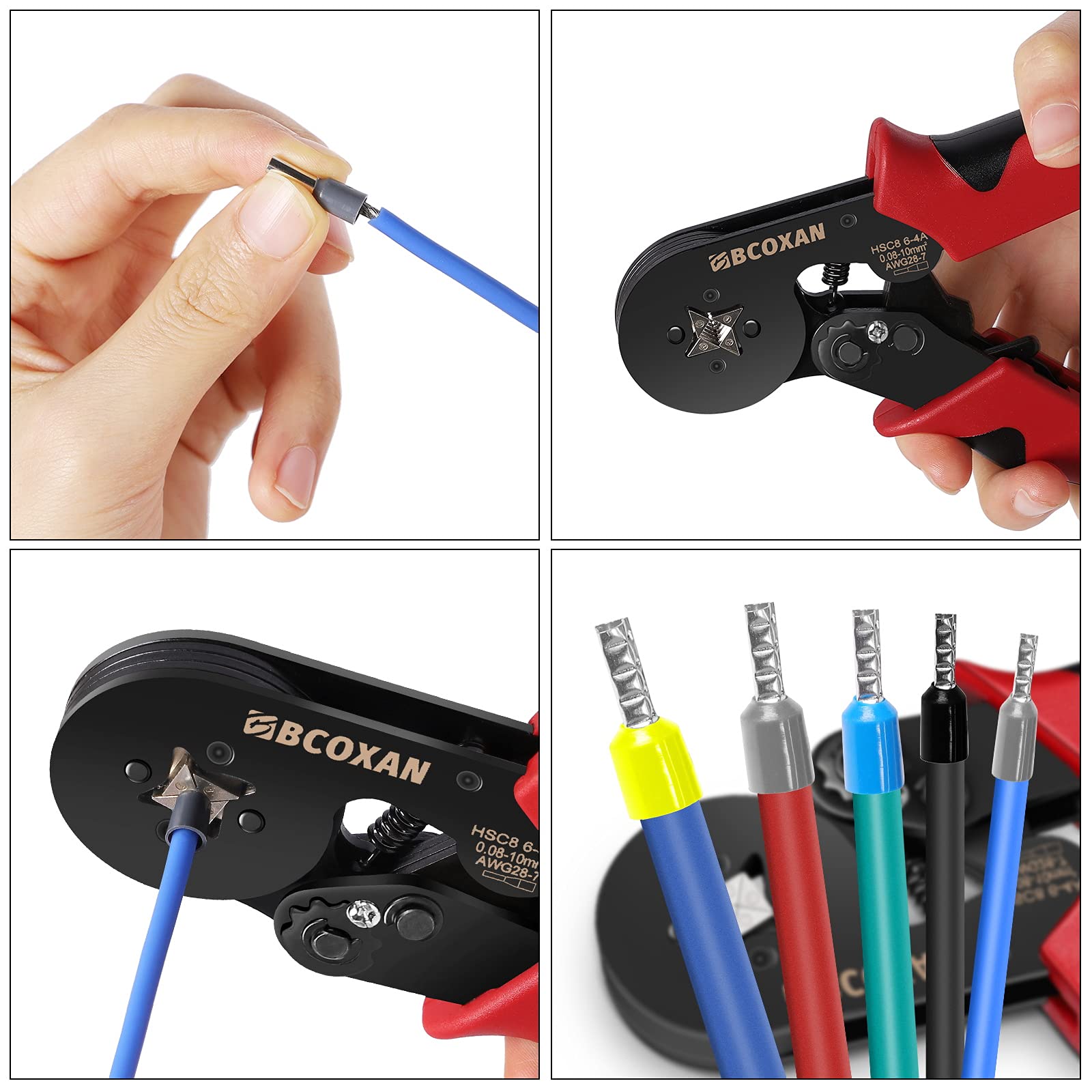 Buy Bcoxan Ferrule Crimping Tool – Premium Ferrule Crimping Kit with ...