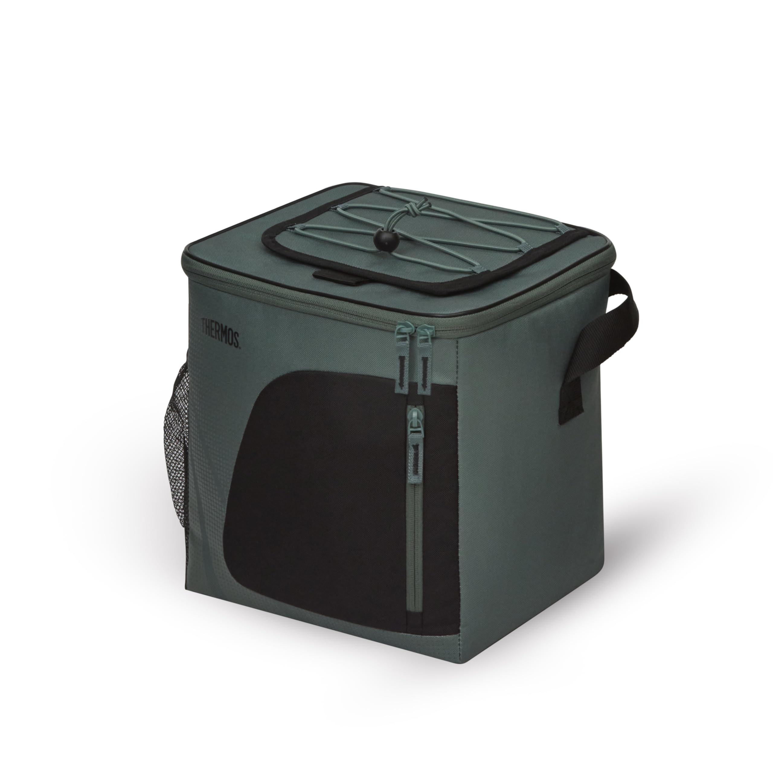 Thermos Radiance Sac Isotherme Familial 17 L Rock Cap Vert – Grand Sac de Pique-Nique et glacière, Doublure de qualité Alimentaire, Isolation Isotec Garde Les Aliments froids 5 Heures, bandoulière et