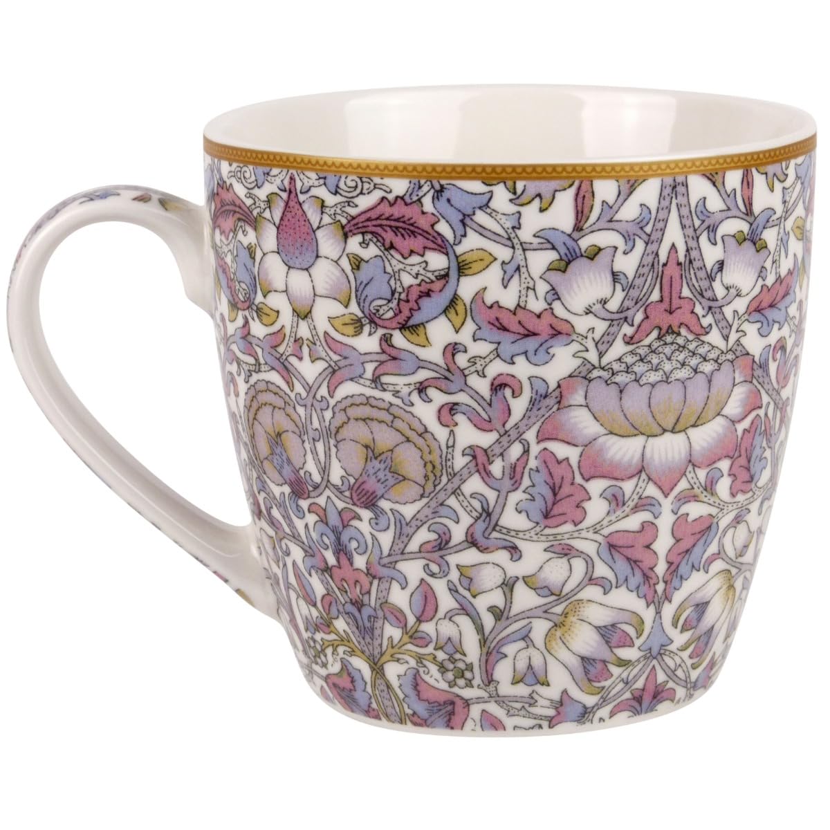 The Leonardo Collection William Morris Lodden Design China Breakfast Mug/Cup, Colour 2, 10 cm x 9.7 cm - Image 3