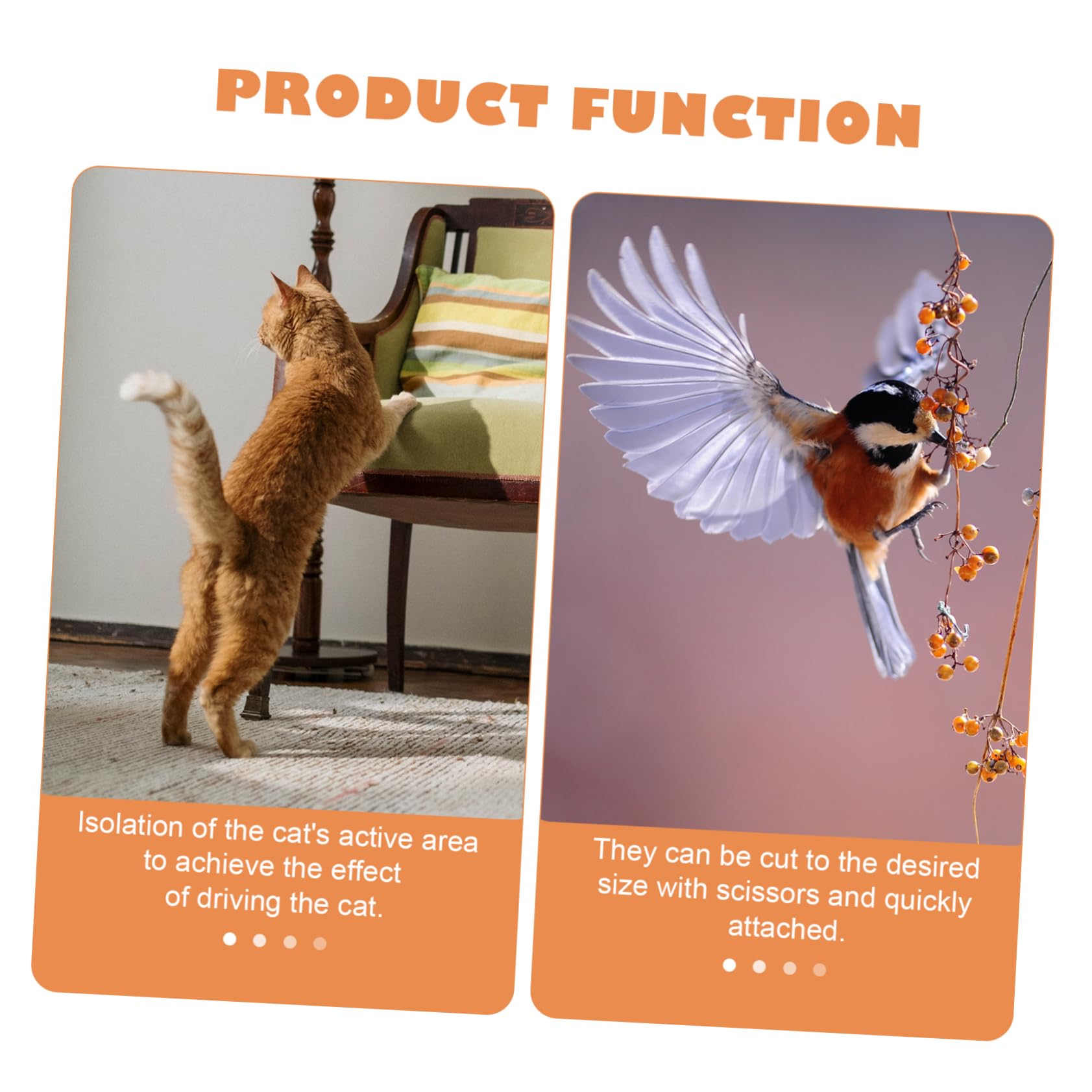 Katzenmatte mit Dornen Langlebige Kunststoff Spikematte für Balkon und Garten Anti Katzen Schutz Tierabwehrend für Pflanzen und Blumentöpfe
