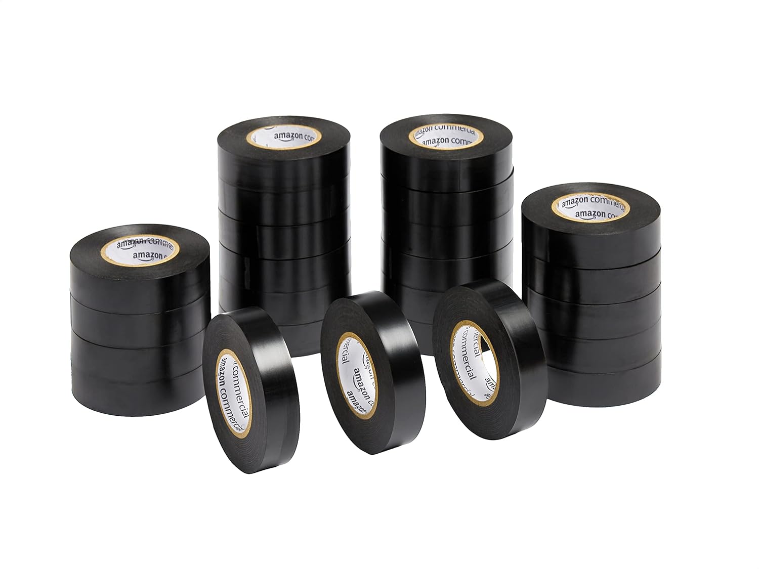 Buу 1 gеt 1 🔥 AmazonCommercial Electrical Tape, 3/4-inch by 66-Feet, BLack, 24-Pack