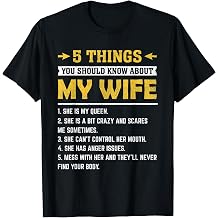 5 Things You Should Know About My Wife Funny Mommy T-Shirt