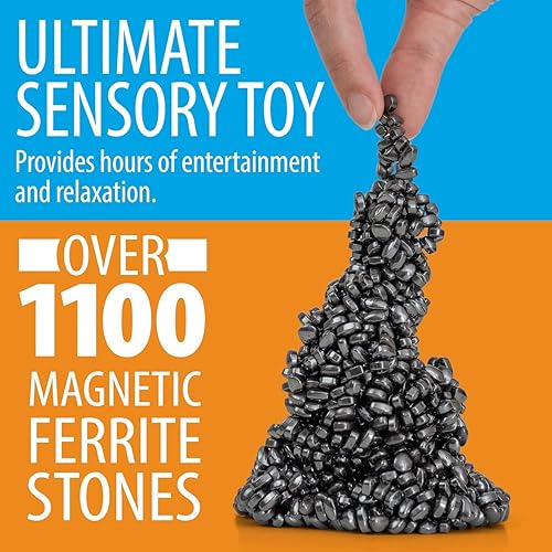 Miniatura 2 de Masilla magnética  Más de 1100 piedras de ferrita  Imanes suaves para una experiencia sensorial satisfactoria para adultos