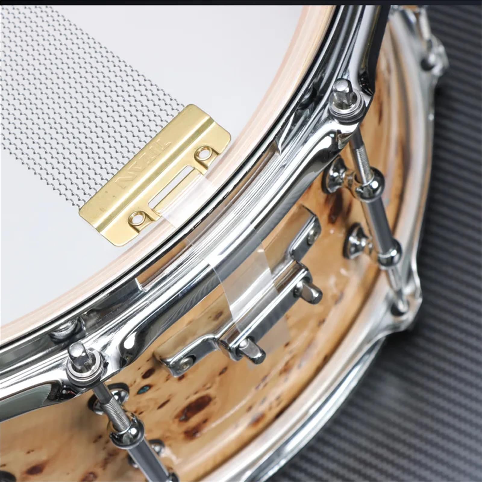 Werbel z brzozy klonowej, 14 x 6 cali jazzowy instrument, werbel do występów z mieszanymi wnękami