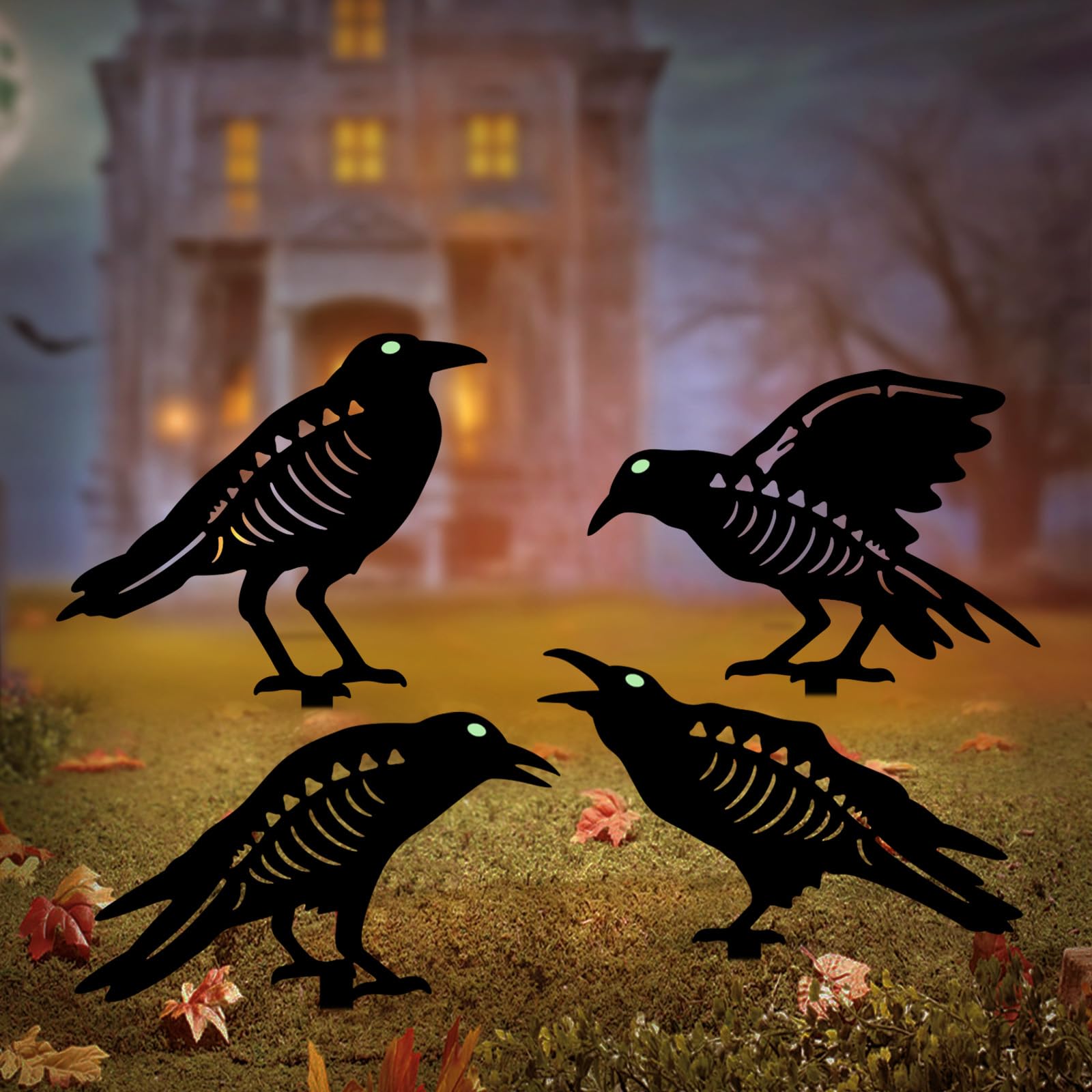 Hokfirm Black Crow Garden Stake Set