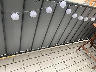 EKKONG Lichterkette Mit Fernbedienung - 30 LED Lampions 7,8m Wasserdicht Für Garten