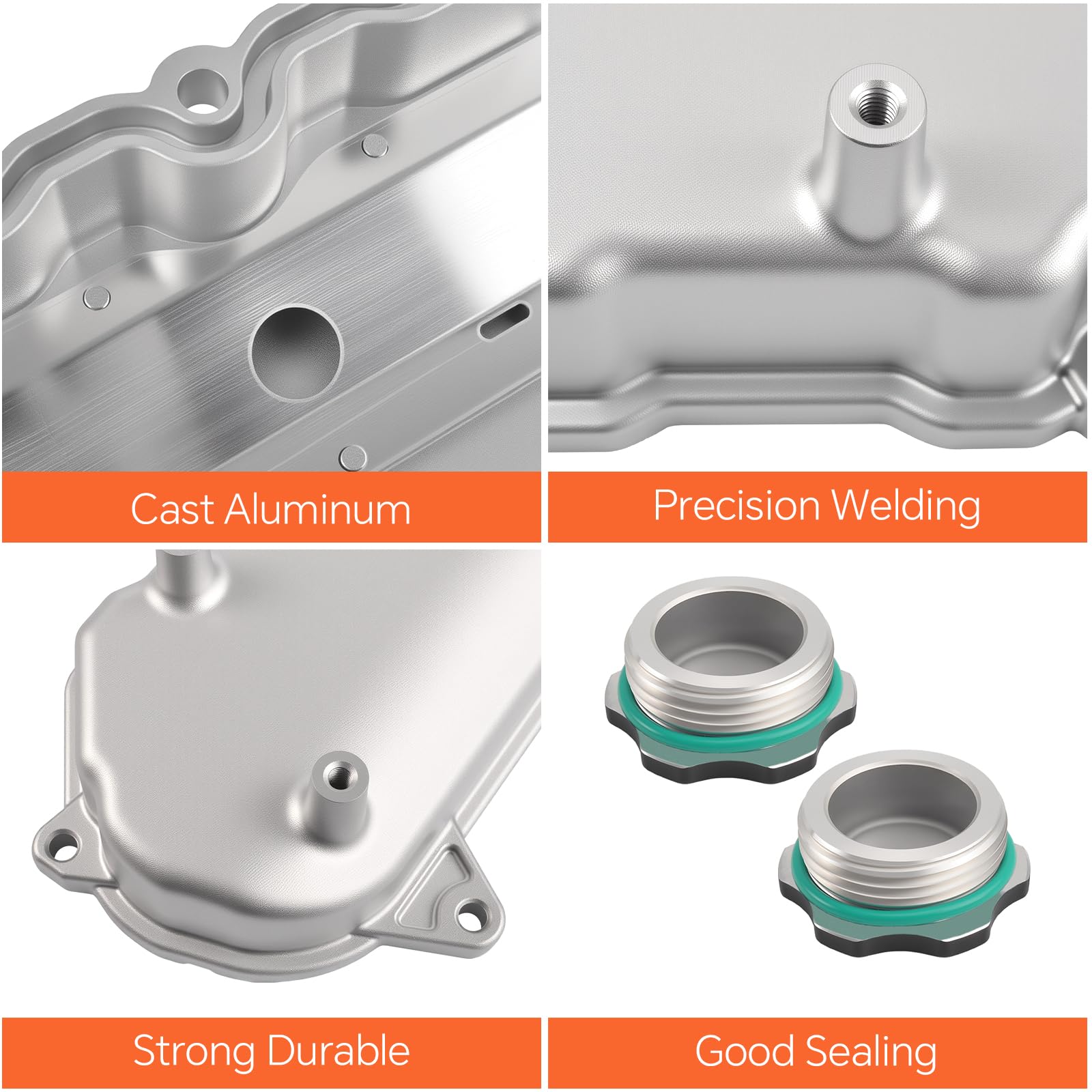 Polished Aluminum Valve Covers With Coil Mounts – For Gen V GM LT LT1 LT4 L83 L86 6.2L