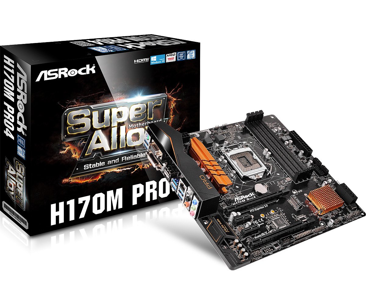 Amazon | ASRock Intel H170チップセット搭載 MicroATX