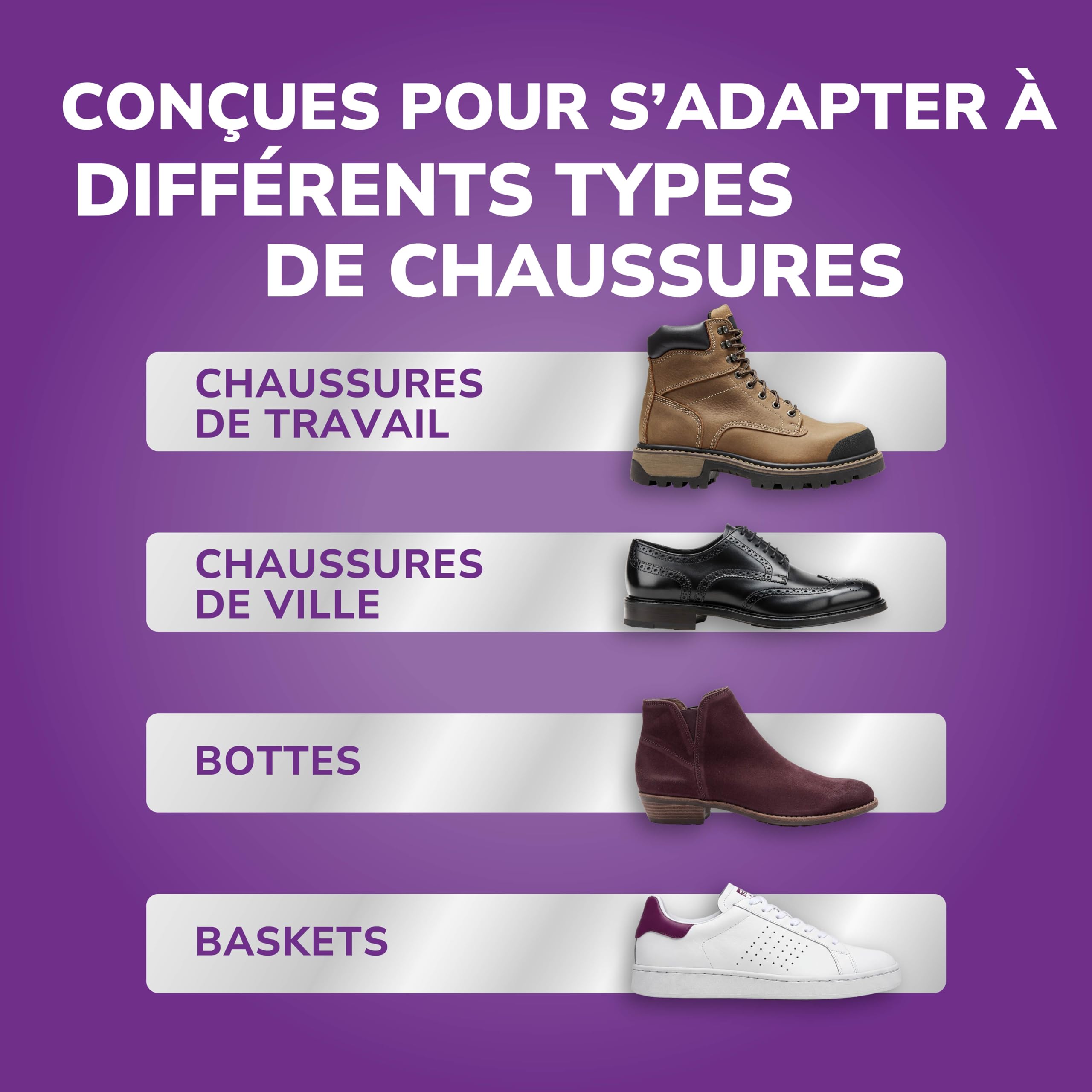 Dr. Scholl's In-Balance Semelles Orthopédiques pour Fasciite Plantaire, Soutien de la Voûte Plantaire, Taille 37-39,5