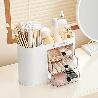 Organizador de maquillaje con soporte para br...