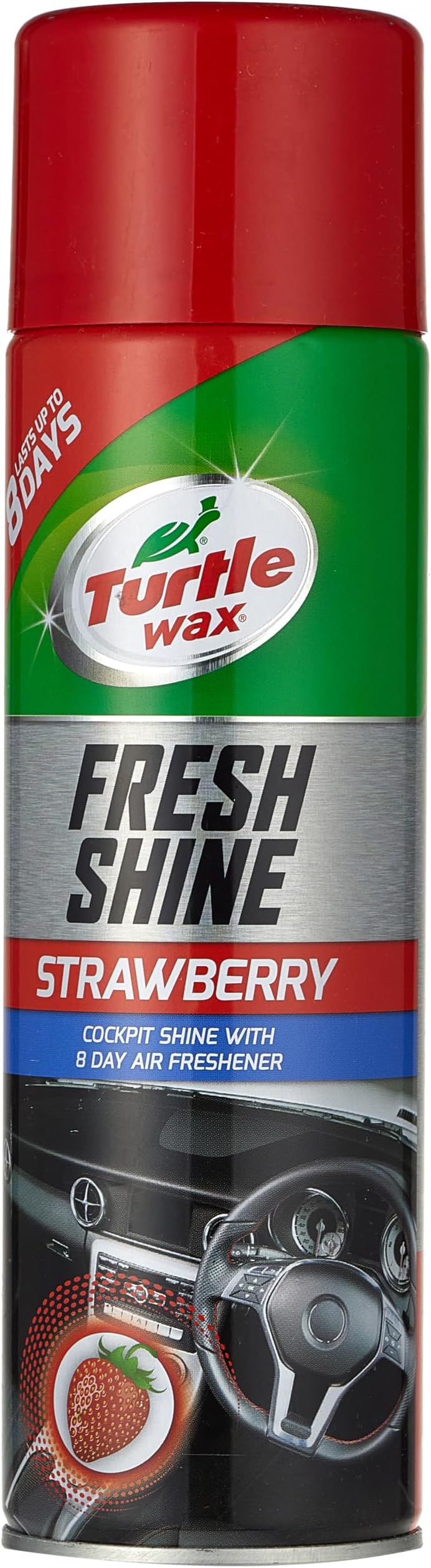 Turtle Wax Fresh Shine Interior Plastic & Dashboard Cleaner with Air