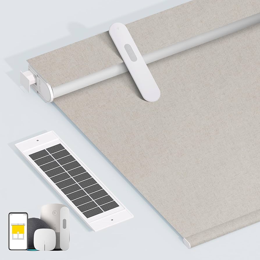 Amazon｜電動 ロールスクリーン ロールカーテン 穴あけ不要