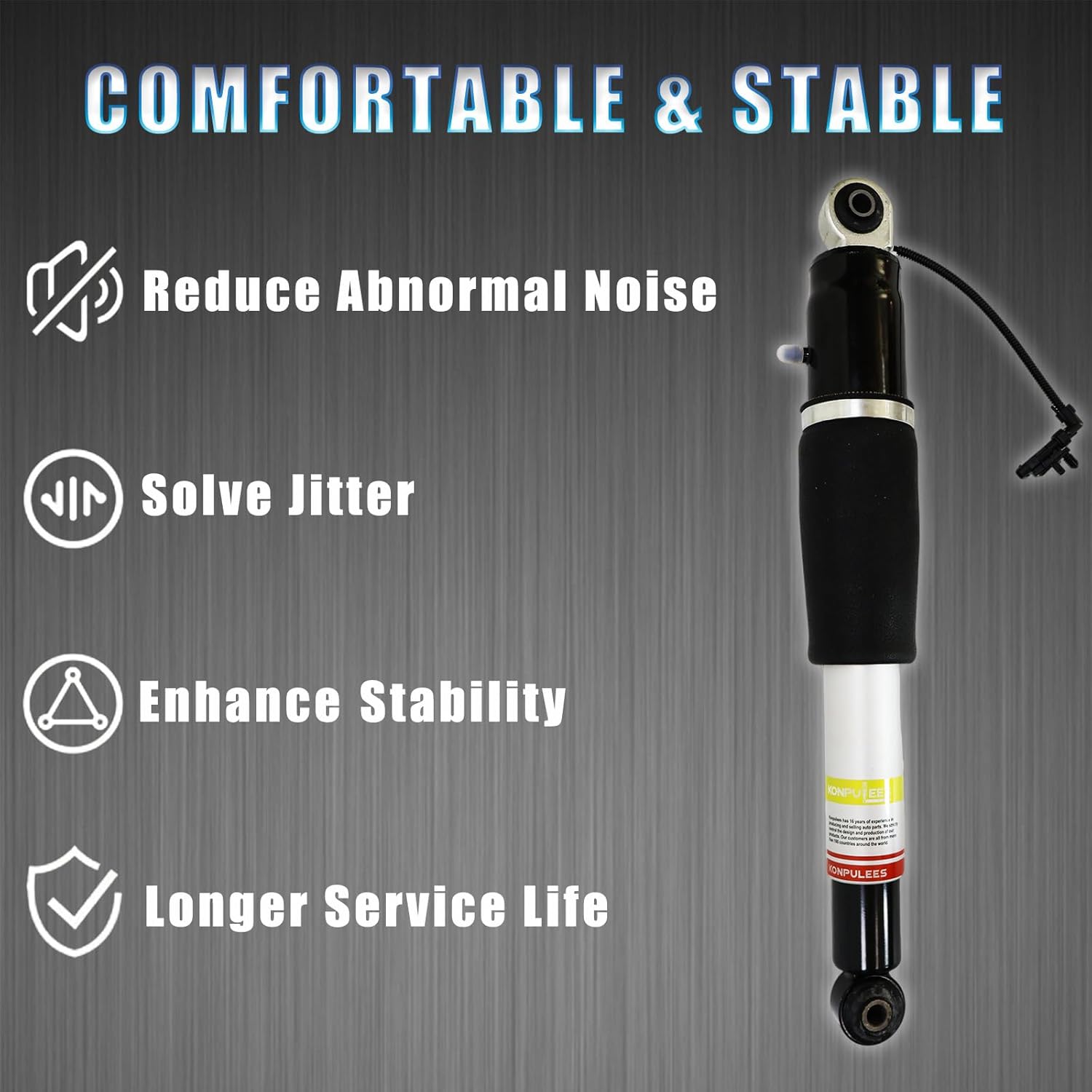 84176675 2PCS Rear Air Shock Struts Absorber .Compatible with Chevy Tahoe Suburban 2015-2020 Cadillac Escalade ESV GMC Yukon XL.Replacement OE for 23151122 23267007 23290661