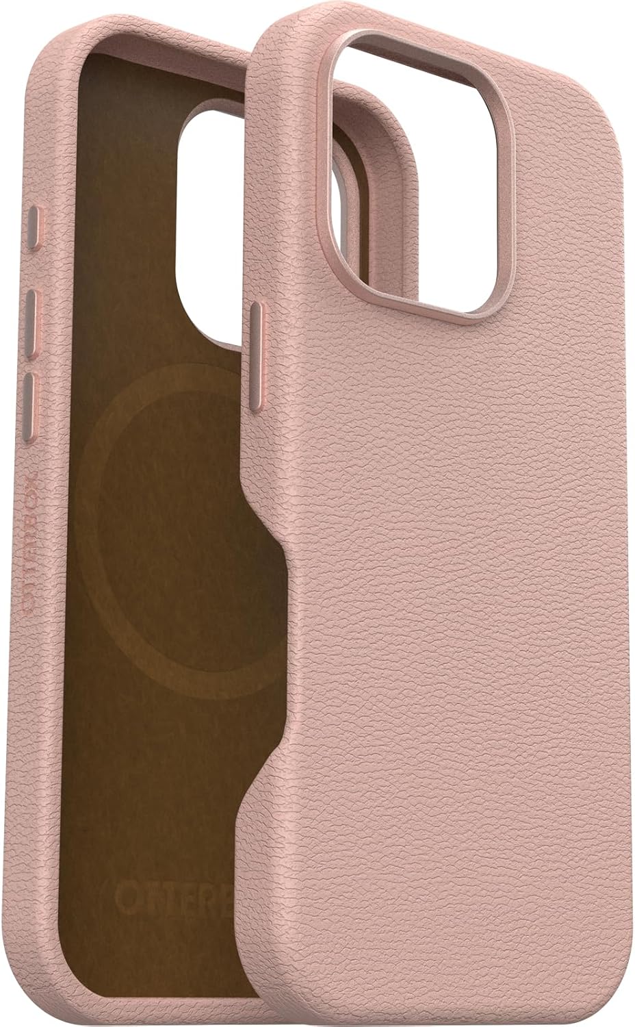 OtterBox iPhone 16 Pro Symmetry Series Cactus Leather for MagSafe - Ballet Blush Pink