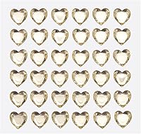 Vista 17 de MECCANIXITY 144 calcomanías autoadhesivas de diamantes de imitación de corazón de 0.394 pulgadas para maquillaje de San Valentín, artes y Azul Oscuro