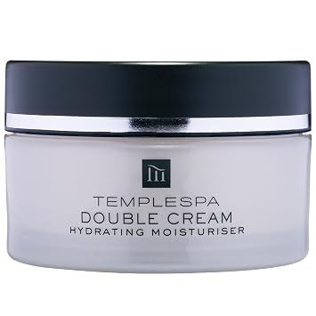TEMPLESPA | DOUBLE CREAM | Hydrating Day & Night Moisturizer for Dry Skin, Phirmaderm Complex, Nourishing & Rich for Dehydrated Skin, Natural Ingredients, Cruelty-Free, Vegetarian, 1.6 fl.oz.