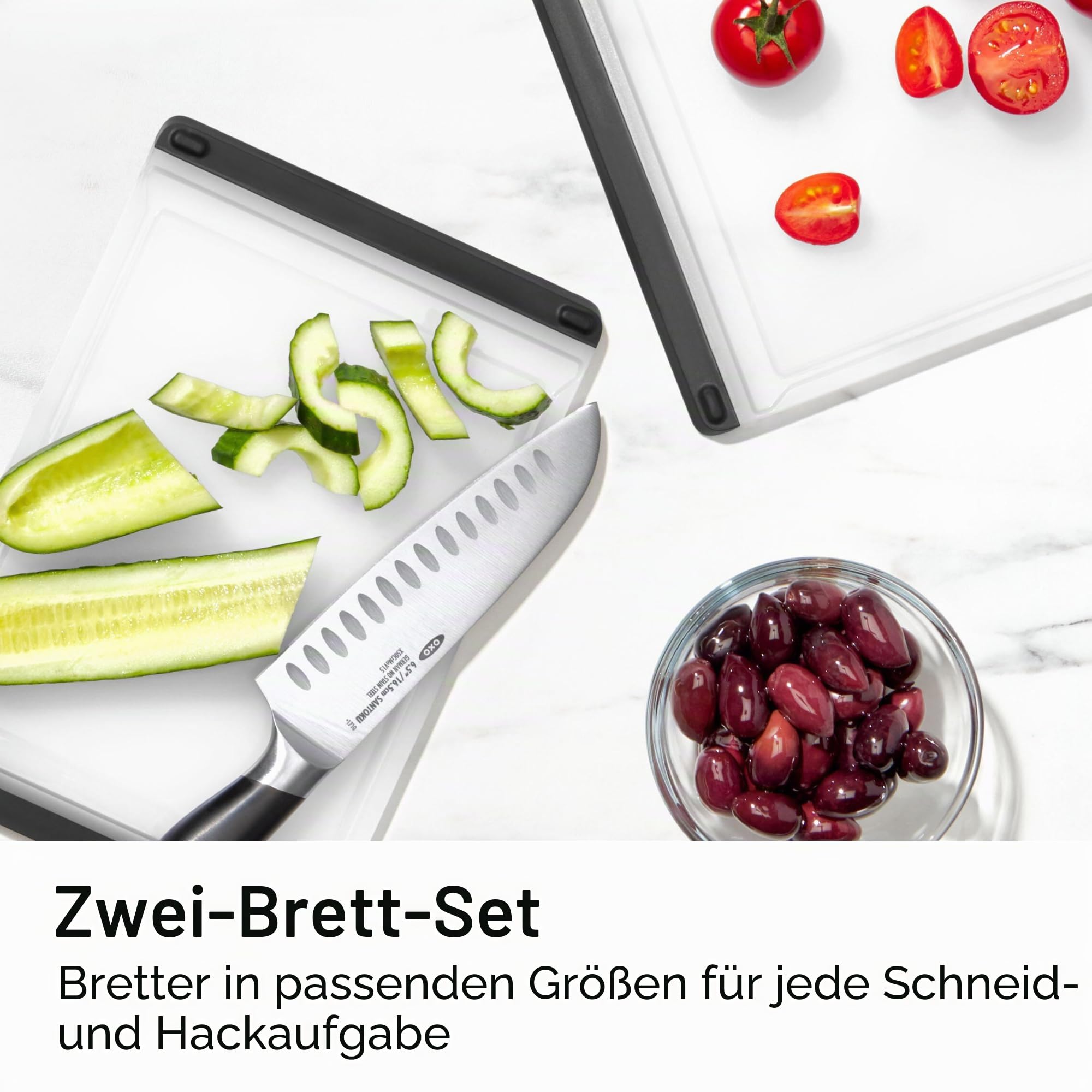 OXO Good Grips Schneidebrett-Set Schneidebrett-Set, 2-teilig Multi farblos