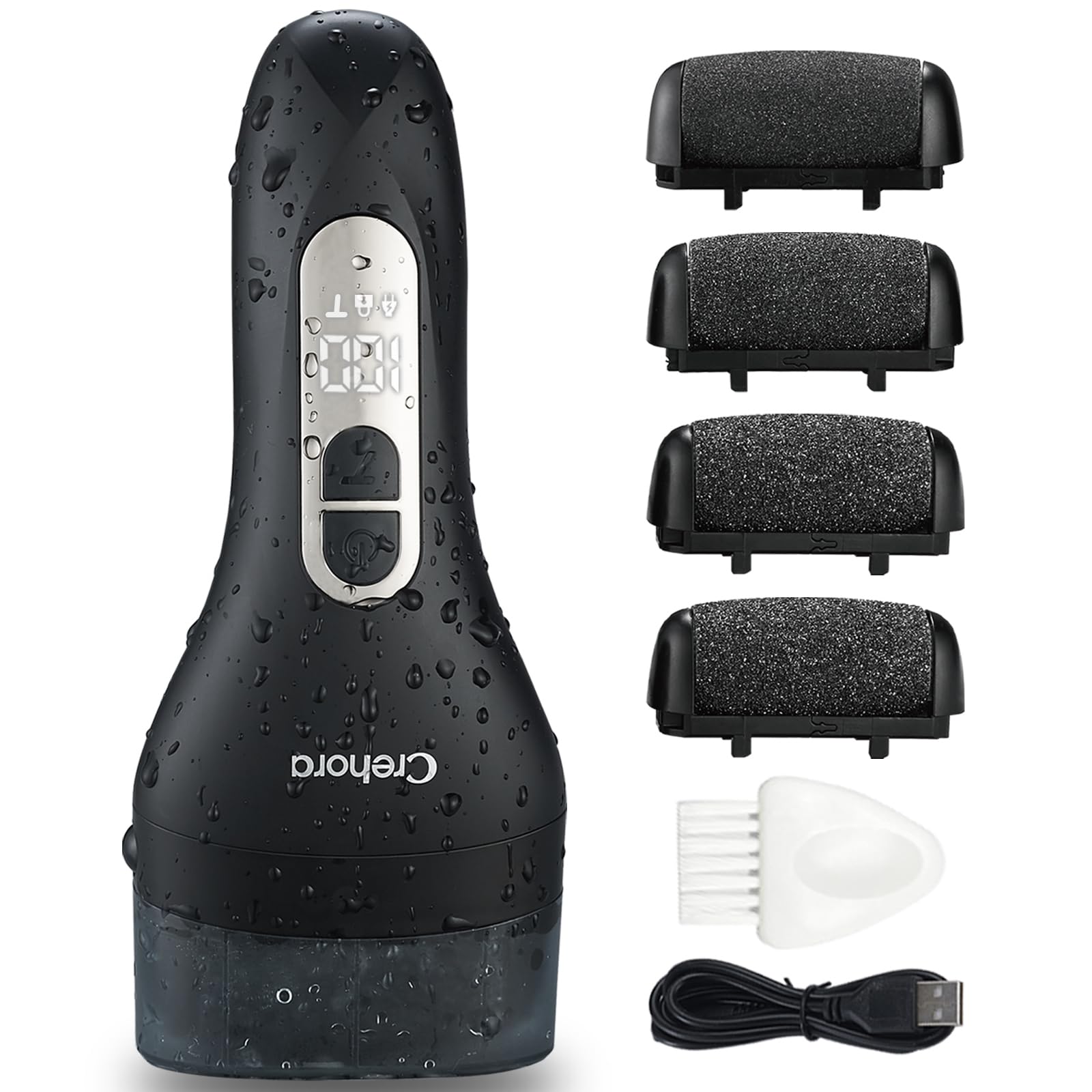 Electric Foot Callus Remover, Rechargeable Electronic Foot File Pedicure Kits, Electric Callus Remover for Feet, Foot Scrubber Dead Skin Remover,