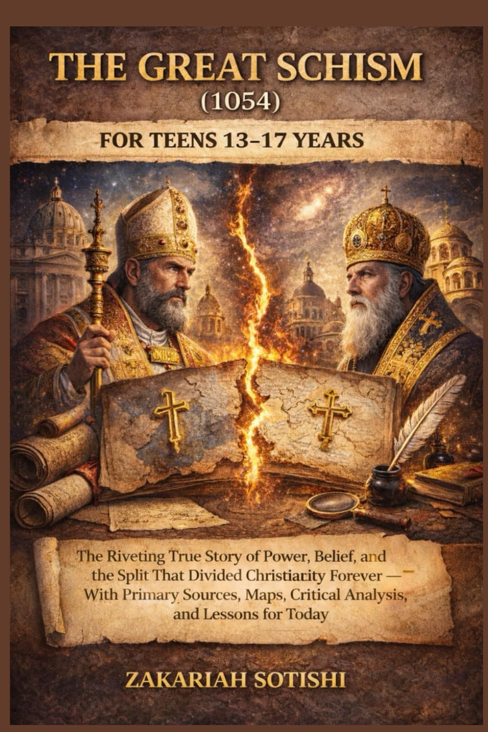 THE GREAT SCHISM (1054) FOR TEENS 13–17 YEARS: The Riveting True Story of Power, Belief, and the Split That Divided Christianity Forever — With ... Critical Analysis, and Lessons for Today
