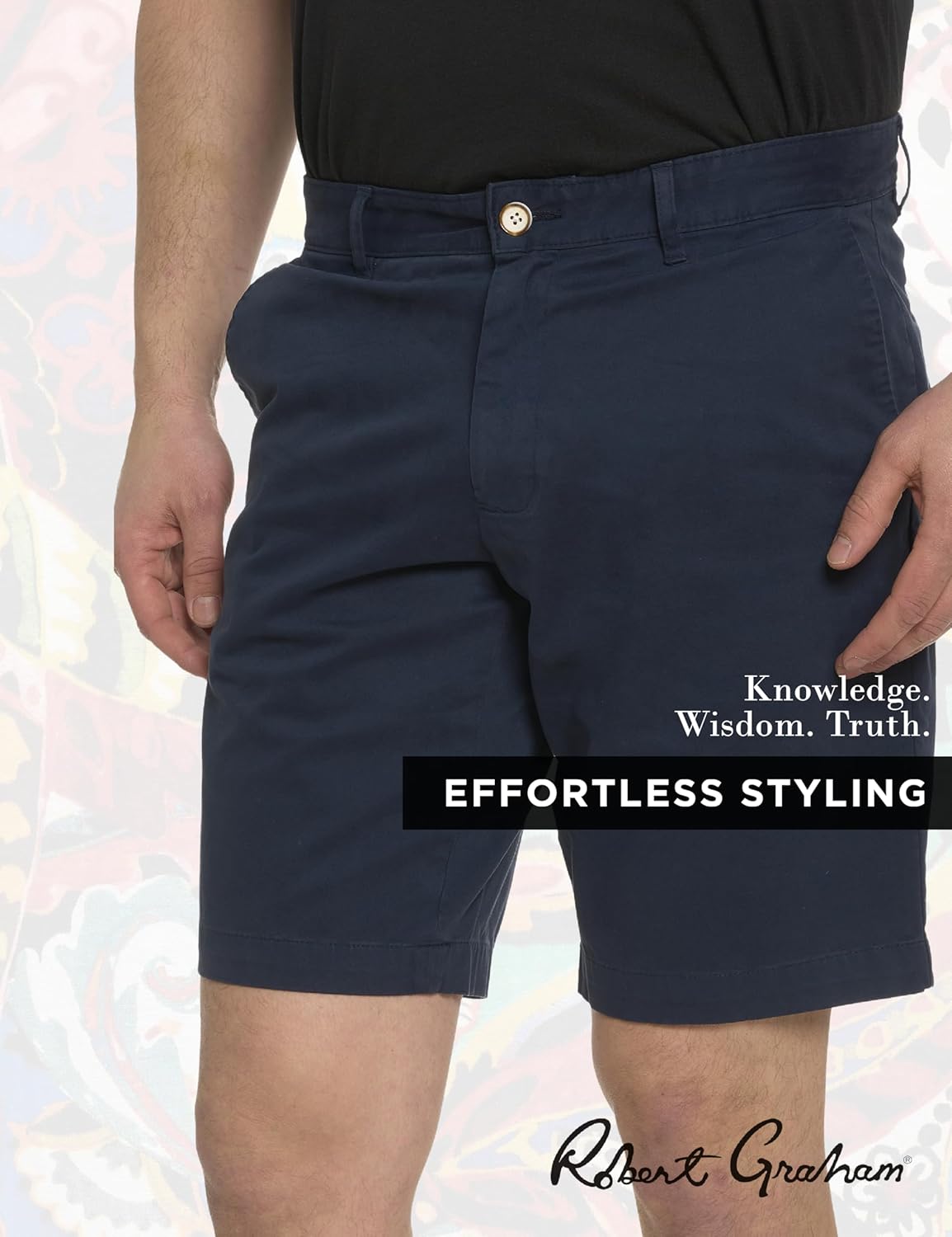 Robert Graham Mens Lone Ranger Chino Shorts - Image 4