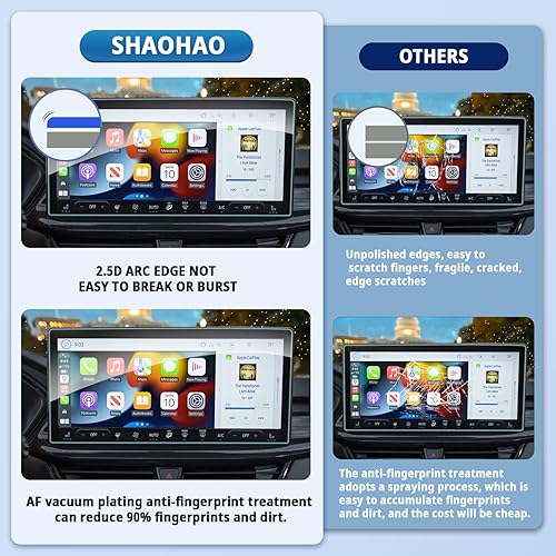 Miniatura 4 de SHAOHAO Protector de pantalla para Ford Escape 2023 2024 2023 2024 Escape Protector de pantalla de 13.2 pulgadas, para Ford Escape & Escape Hybrid