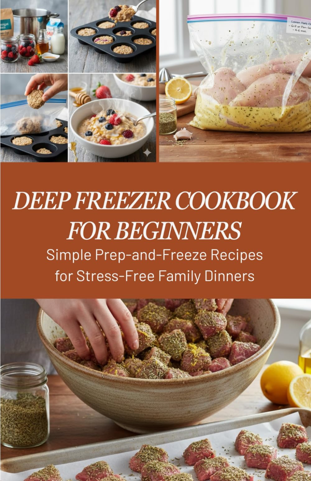 Deep Freezer Cookbook for Beginners: Simple Prep-and-Freeze Recipes for Stress-Free Family Dinners