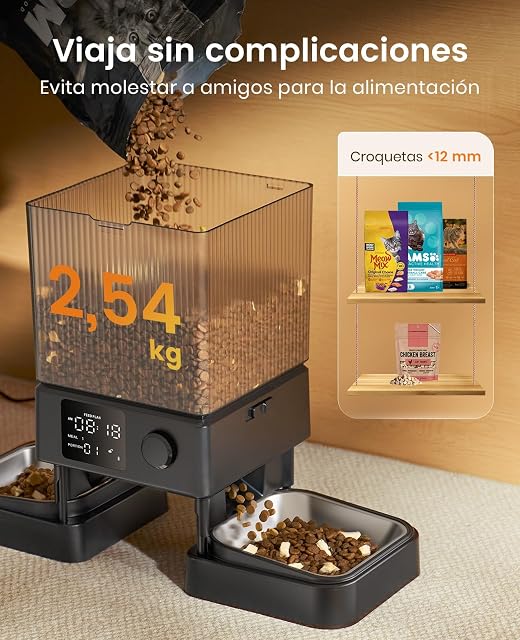 Foto 8 de 8 de oneisall Comedero Automático para Gatos 5L