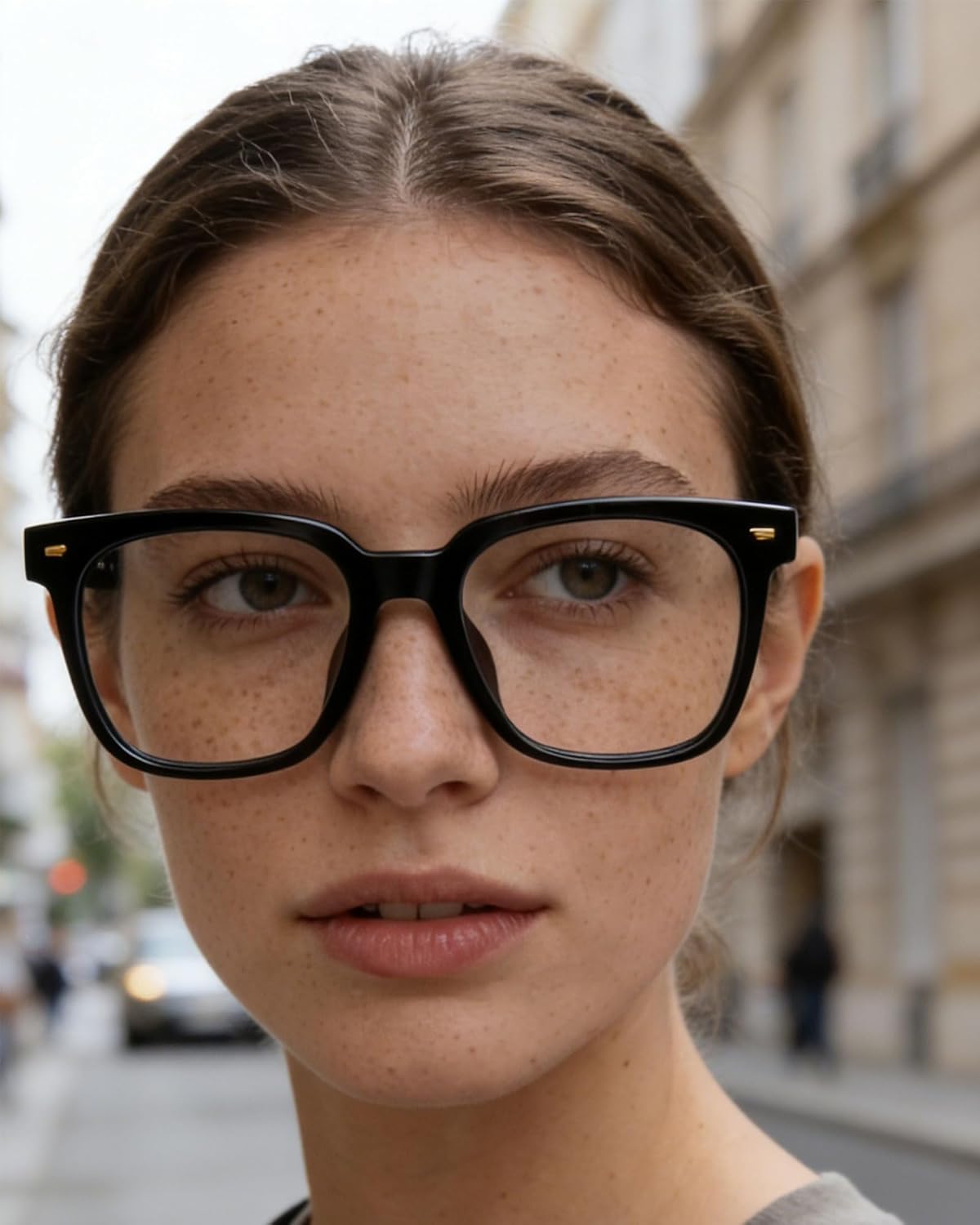 PANNER Oversized Square Blue Light Blocking Glasses for Women Men Anti Glare Reduce Eyestrain Computer Glasses - Image 2