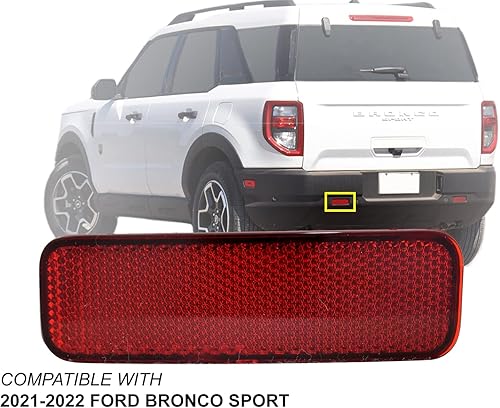 Miniatura 9 de APA - Repuesto para reflector de parachoques trasero 2021 2022 BRONCO Sport pasajero derecho M1PZ13A565A FO1185123